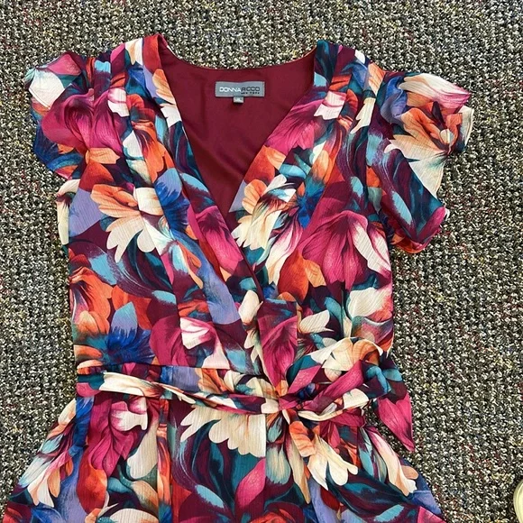 NWOT Donna Ricco Maxi Dress Sz 10 - Picture 5 of 10